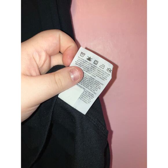 Nike black comfy tank top with white graphic size large - Picture 4 of 5